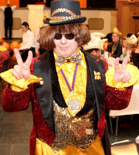 Als Popstar bei der Sitzung der Fidele Walzbr�de